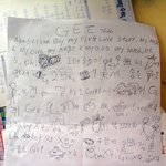 [사진有]가르치는 학생이 써준 소녀시대 <b>gee</b> 가사!