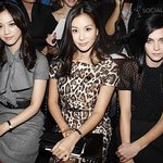 밀라노 디올패션쇼 앞줄에 고소영! 옆에는 탕웨이