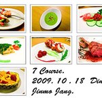 집에서 코스요리 했어요 사진有