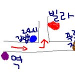 죽다 살아난, 새벽녘 <b>집앞</b> 골목길~