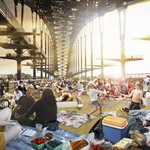 시드니 시민 6,000명,  하버 브릿지 위에서 아침 식사?!