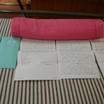 사진有) 여자친구에게 <b>왼손</b>으로 편지썼습니다.