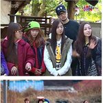 여자 아이돌이 한자리에 친근한 모습