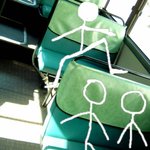 버스<b>좌석</b>에 다리올려서 찜 해놓는 대학생(그림有)