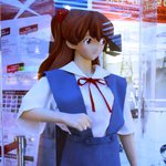 실물크기 피규어 메가박스에 등장! <<b>에반</b>게리온:파>