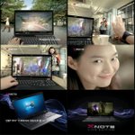 신선한 xnote <b>뉴</b> cf <b>속</b> ~ 팔색조의 매력이 빛나는 그녀^^