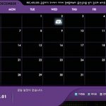 아이비 12월 <b>스케쥴</b>표, 심하게 안습이다ㅠ