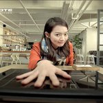 신민아와 xnote 아이온 노트북의 캐릭터가 하나로 ~ ㅋ