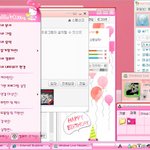 온통 핑크로 컴퓨터를 꾸며봤어요^_^