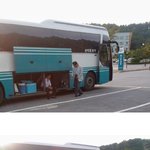 우리 학교 통학버스 기사님들의 <b>더위</b> 피하는 방법 :)