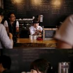 이동건.. <b>꽃미녀</b>와 촬영중에..