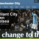 멘시티, 첼시에 역전승. '빅4 상대로 우위'