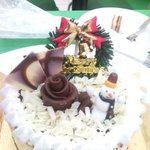 남친줄려고 크리스마스 <b>케익</b> 만들어보았어요!