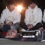 [<b>명동</b>삼겹살]<b>명동</b>거리에서 삼겹살드시는 성근씨 보고왔어요!