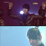 동방신기와 <b>투피</b>엠 등짝 퍼포