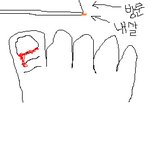 방문에 <b>발가락</b>이.......