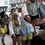 배 <b>불룩</b> 튀어나온 린제이 로한, 과식하셨쎄여?