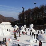 <b>눈</b>으로 만든 동화 <b>속</b> 환상의 세계로~ 2010 태백산눈축제!