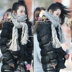 강추위에 꽁꽁싸맨 <b>설리</b>, 가려도 다 알아볼듯