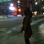 사진有 엄청 추웠던날 거리의 복면녀