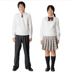 쫌 생겼다는 일본교복 모델 ..