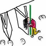 버스문에 머리끼인채 사람들과 인사했어요