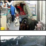 부산 용두산공원의 떡실신녀를  도와줬어요!