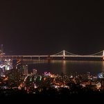 금련산에서 바라본 광안<b>대교</b>
