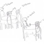 [그림有]레스토랑에 밥먹으러 갔다가 물세례 맞았습니다.