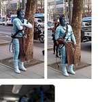 버스에서 본 쩌리짱, 아바타 분장ㅋㅋㅋㅋㅋㅋㅋㅋㅋ