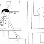 버스에서 졸다..머리로..급소때렸어요..