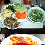 골뱅이 <b>소면</b>- 닭볶음탕-홈메이드피클