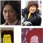 만화주인공 닮은 연예인들 모아봐써~