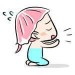 머리에 수건을 쓰는 이유 ...??