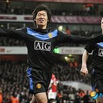 ‘박지성, 올시즌 개인득점 1호골’ 맨유, 아스널에 3-1 <b>완승</b>!