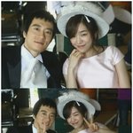 <b>김명민</b>과 사진찍은 가인, 매너손ㅎㅎ