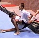 체조선수들의 <b>살벌</b>한 몸풀기