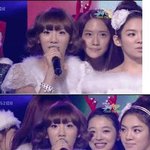 뮤직뱅크 091225 윤아-설리 악성루머