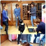 <b>헬로</b>베이비 촬영중인 샤이니-유근이