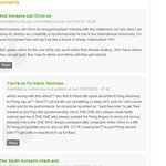 이정수의 오노 발언에 대한 미국 네티즌들의 반응.