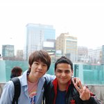 우결 <b>조권</b>,가인편에 나온 "파힘"과 사진 찍었어요^^