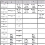 이시간표가정녕.....