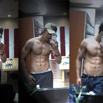 한지후 몸매대박!! 복근은 기본,<b>치골</b>은 옵션?