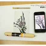 붓과 먹없이 동양화 그리기