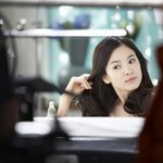 송혜교~머리하고 화장하고 화장품 촬영장공개!!