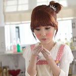 아이유 머리 완전 커요 >0<