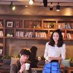 <b>커피</b>광고 찍는 최다니엘 한예슬 촬영장 직찍