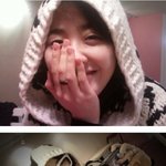 셀카찍는 김민정, 29살 아닌거같아~