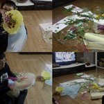 [사진有]눈오는 졸업식 꽃다발 장사ㅋㅋㅋㅋ