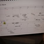 비의 스케쥴 <b>달력</b> 공개, 동생 용돈 주는 날??